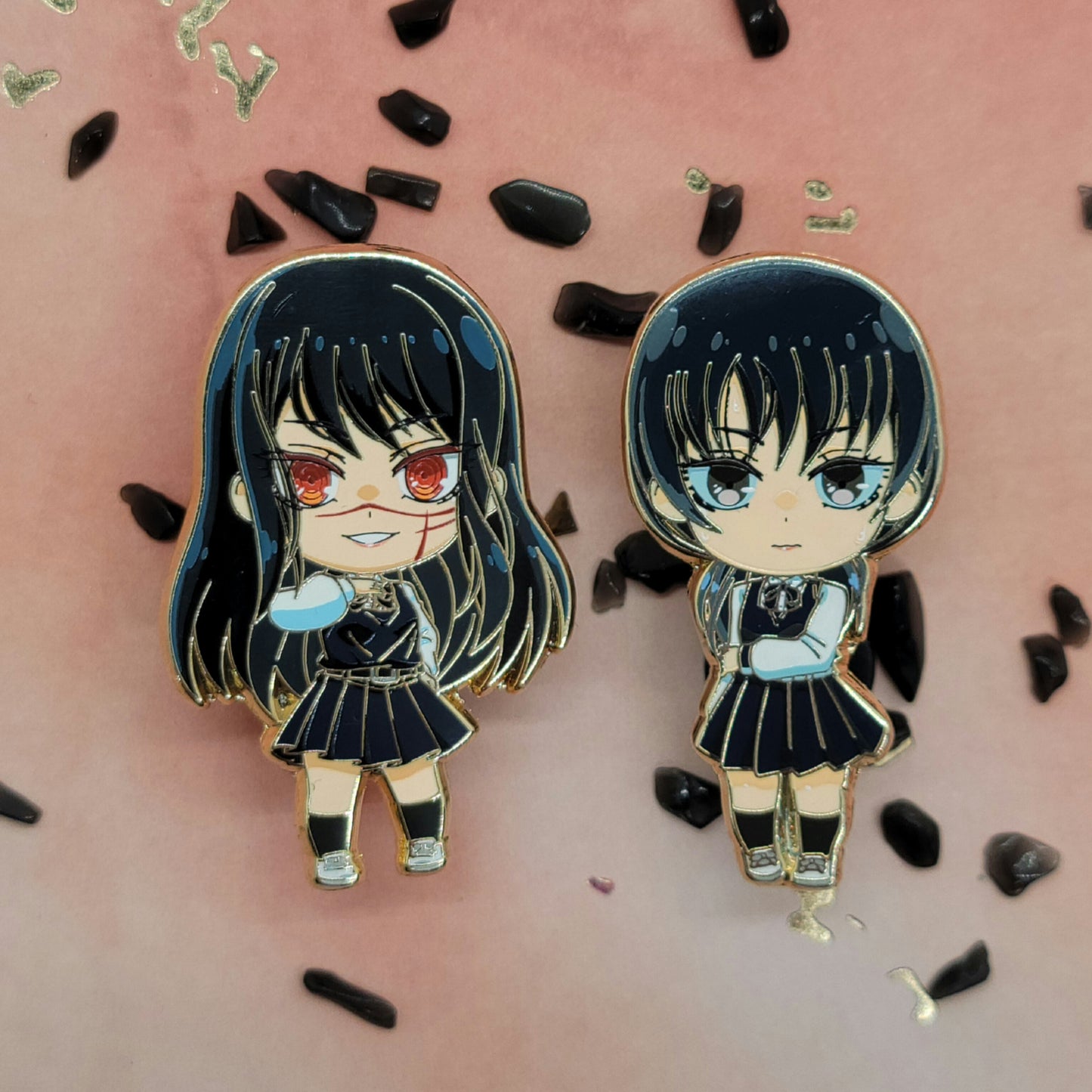 Full Body Chibis Scar & School Girl
