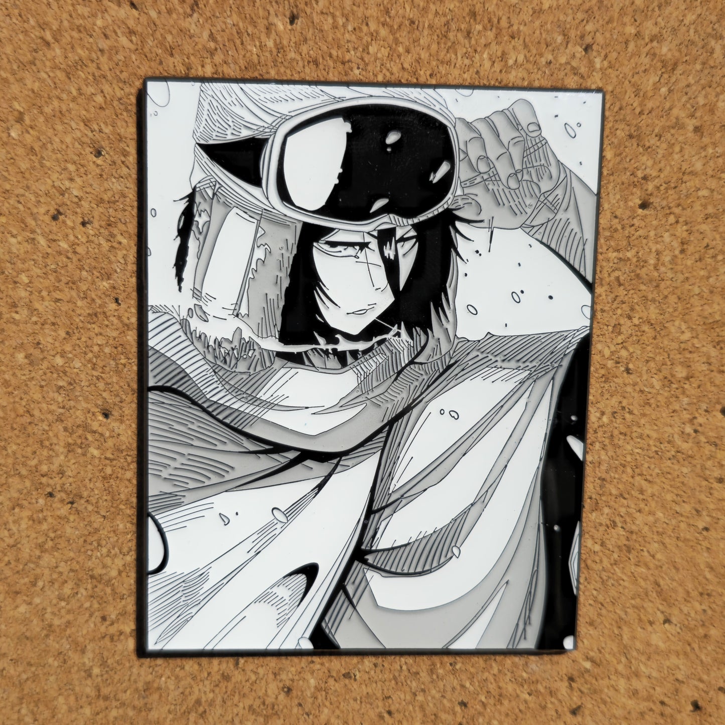 In hands B/W Panel series (Epoxy)