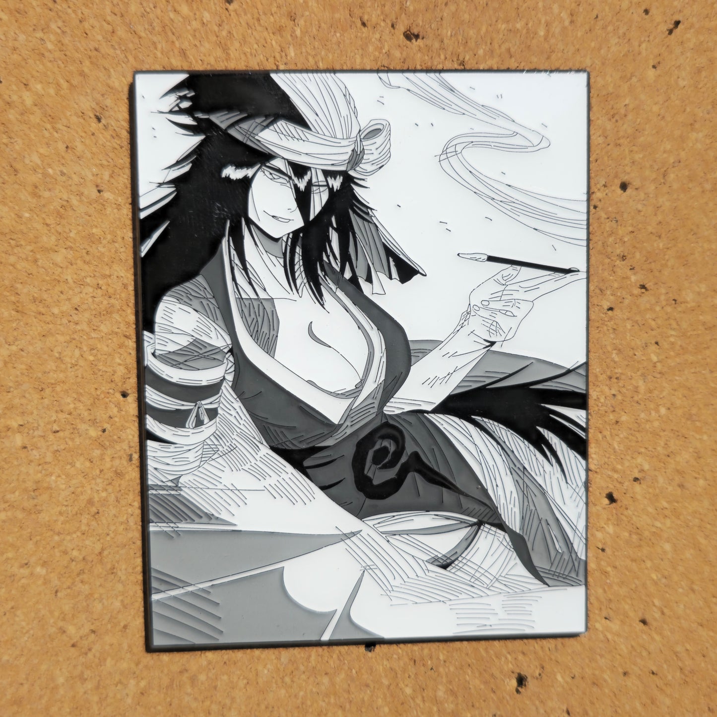 In hands B/W Panel series (Epoxy)