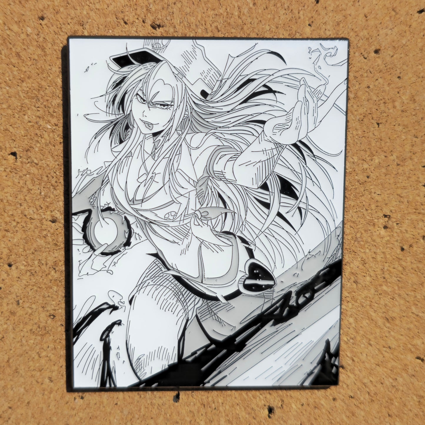 In hands B/W Panel series (Epoxy)
