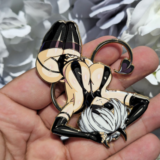In Hands: 2B Club Succubus Laying Down