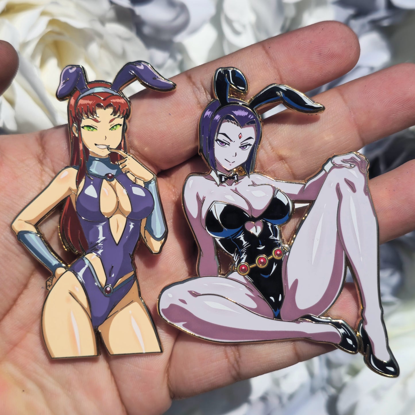 In hands: Bunny Titans