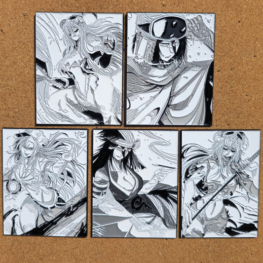 In hands B/W Panel series (No Epoxy)