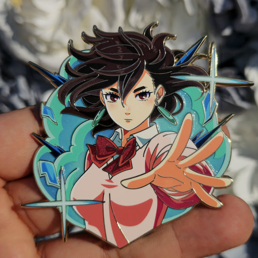 In hands: Momo bust powers