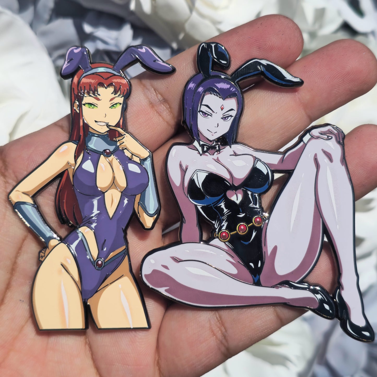 In hands: Bunny Titans