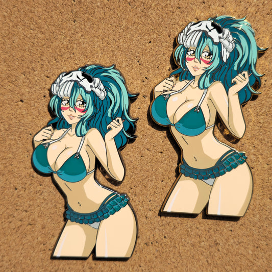 In Hands Green Bikini Nell