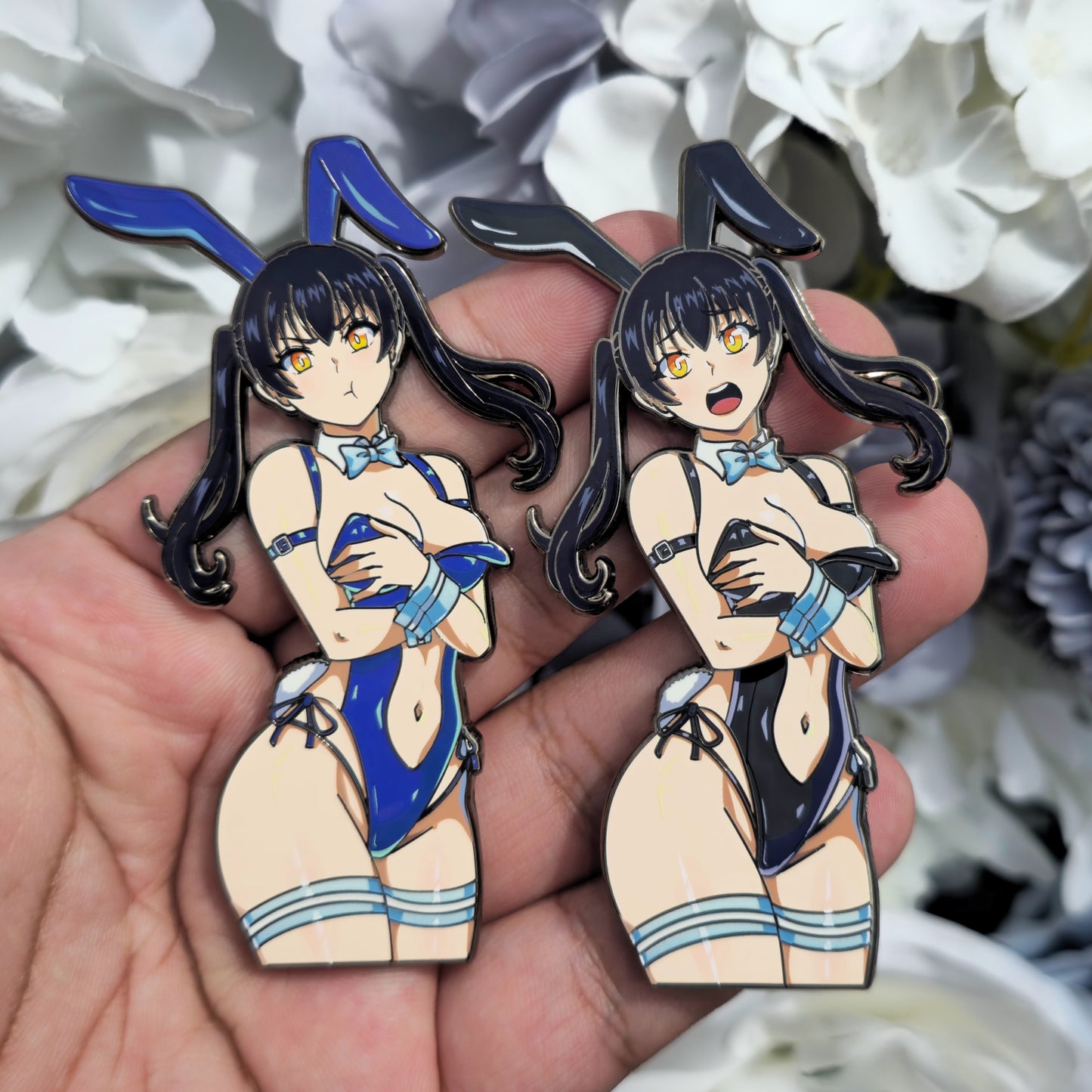 In hands: Fire Bunny