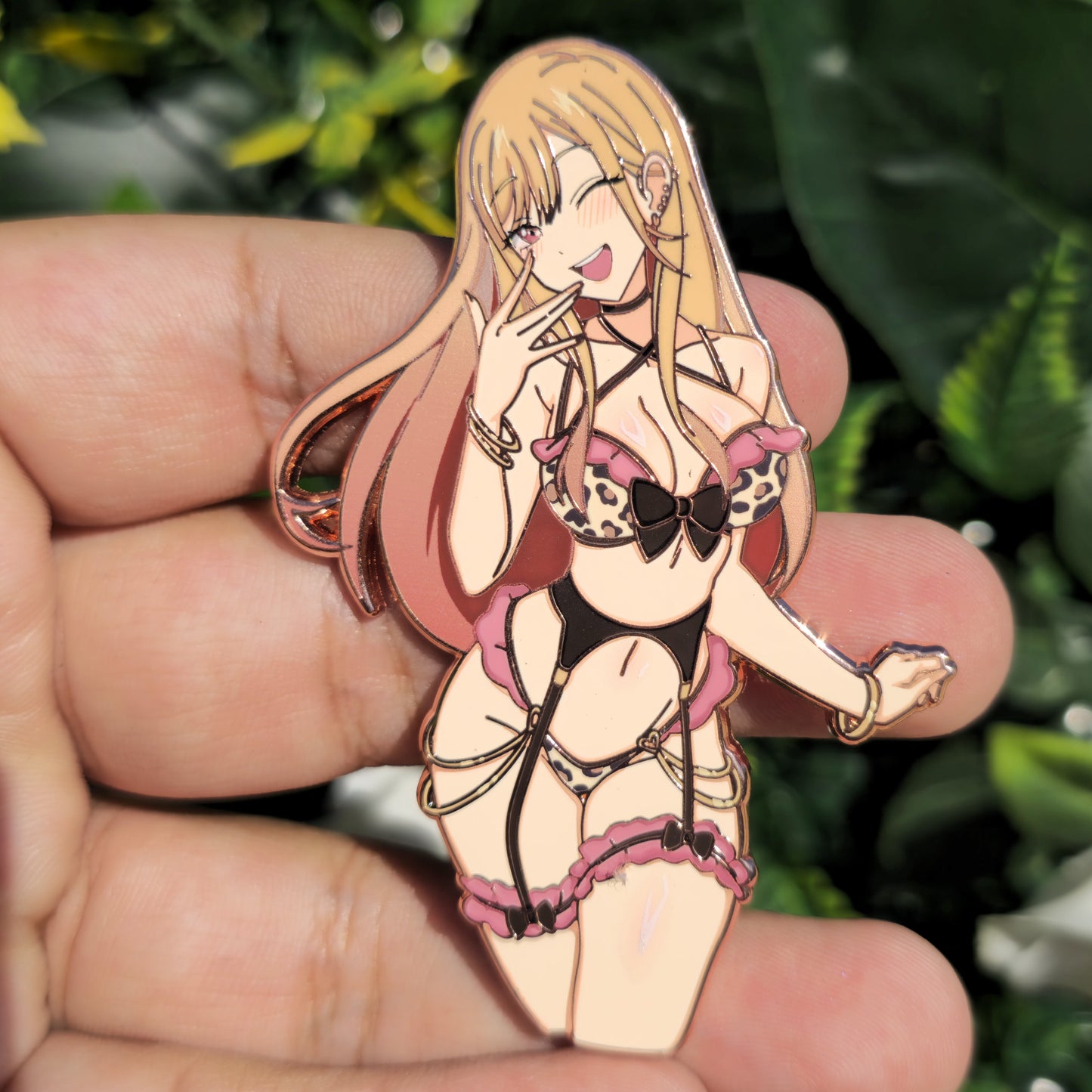 In hands: Leopard Mare Lingerie