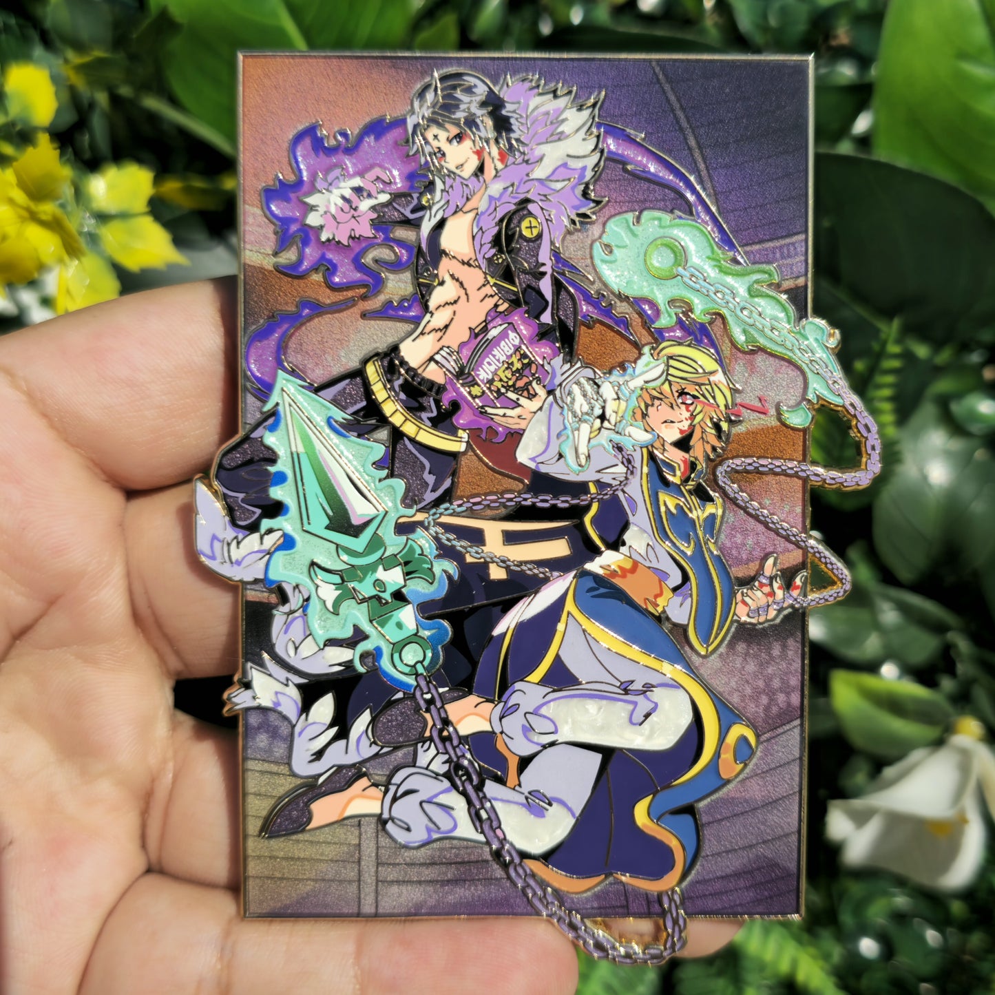 In hands: HxH Chrollo Pika Fight