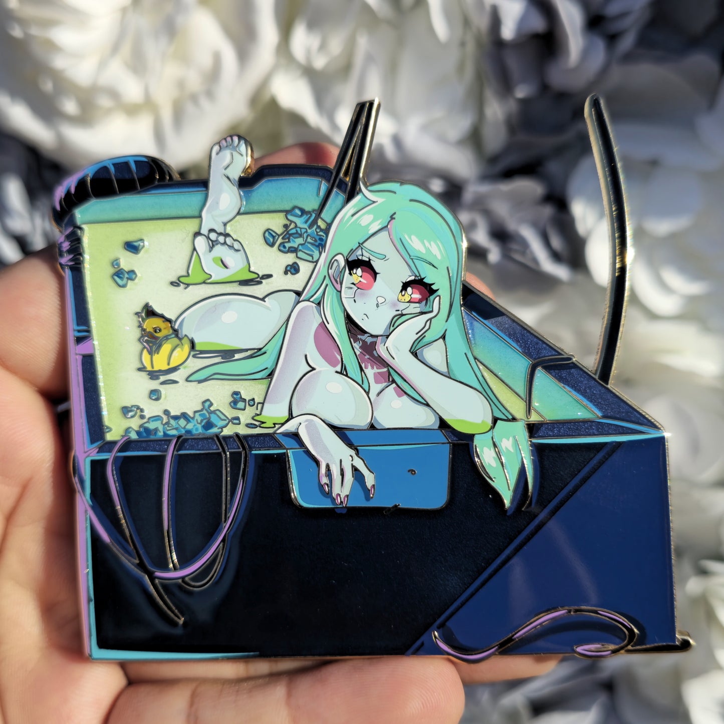 In Hands: Bath Duckie Becky