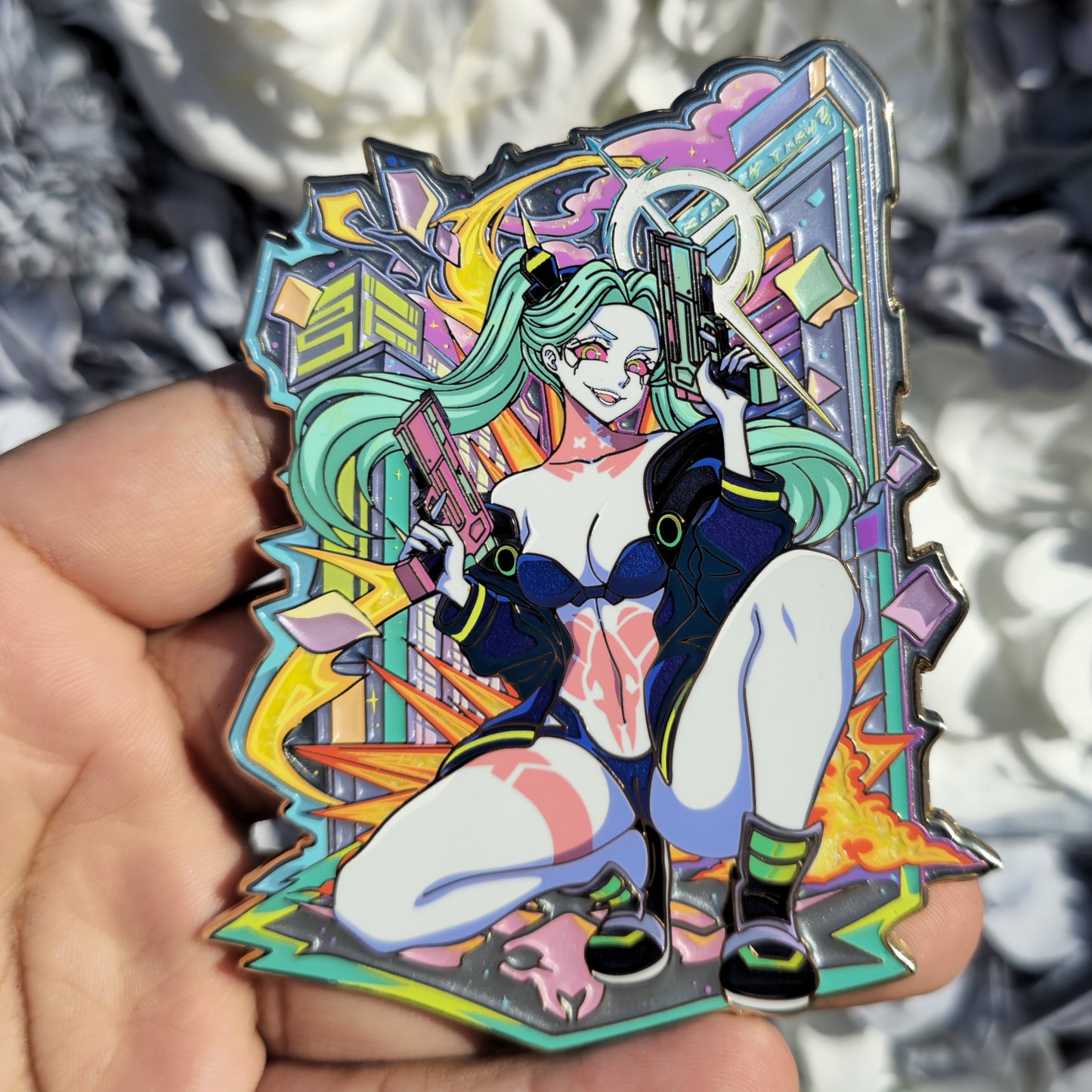 In Hands: Cherry Jumbo Becca