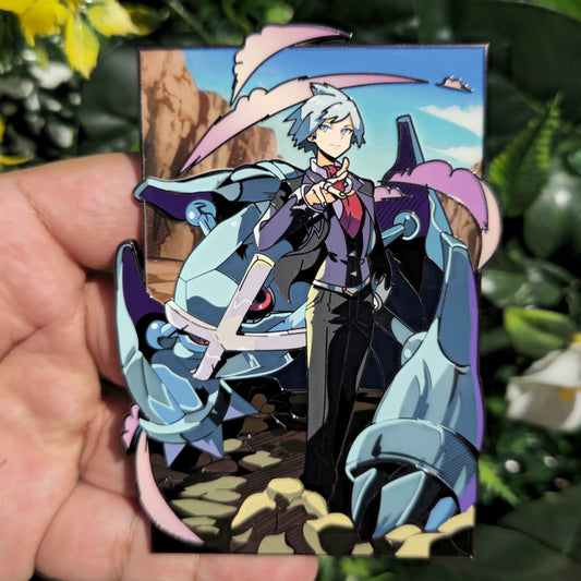 In hands: Trainer Stone